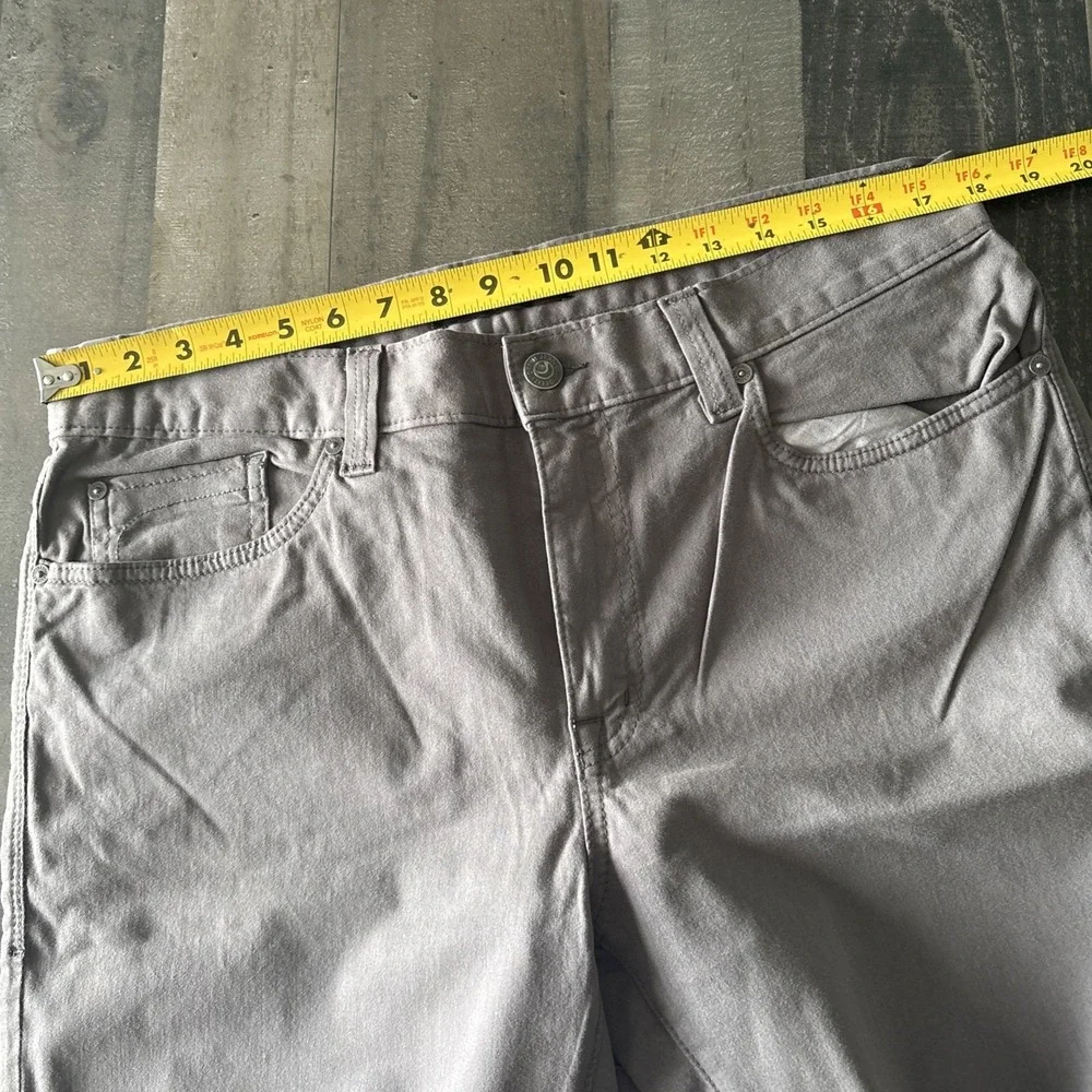 Fidelity Denim Classic Straight Pants Havana Twill size 35 Charcoal Gray NWOT - Picture 6 of 12